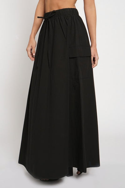 Lana Maxi Skirt (Black)