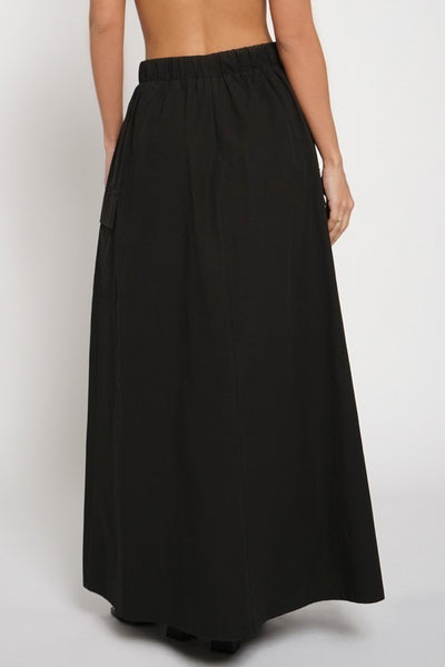 Lana Maxi Skirt (Black)