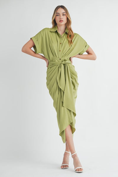 Farah Dress (Lime)
