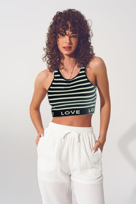 Love Crop Top